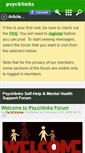 Mobile Screenshot of forum.psychlinks.ca